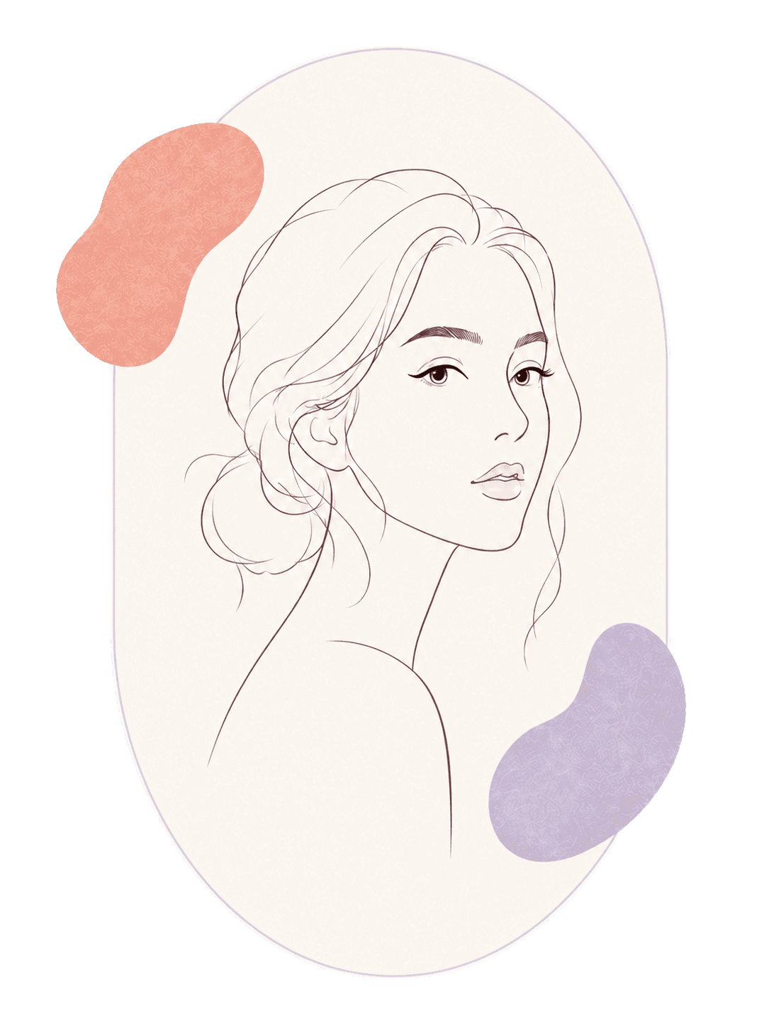 ภาพประกอบผู้หญิงสำหรับเช็ก Undertone